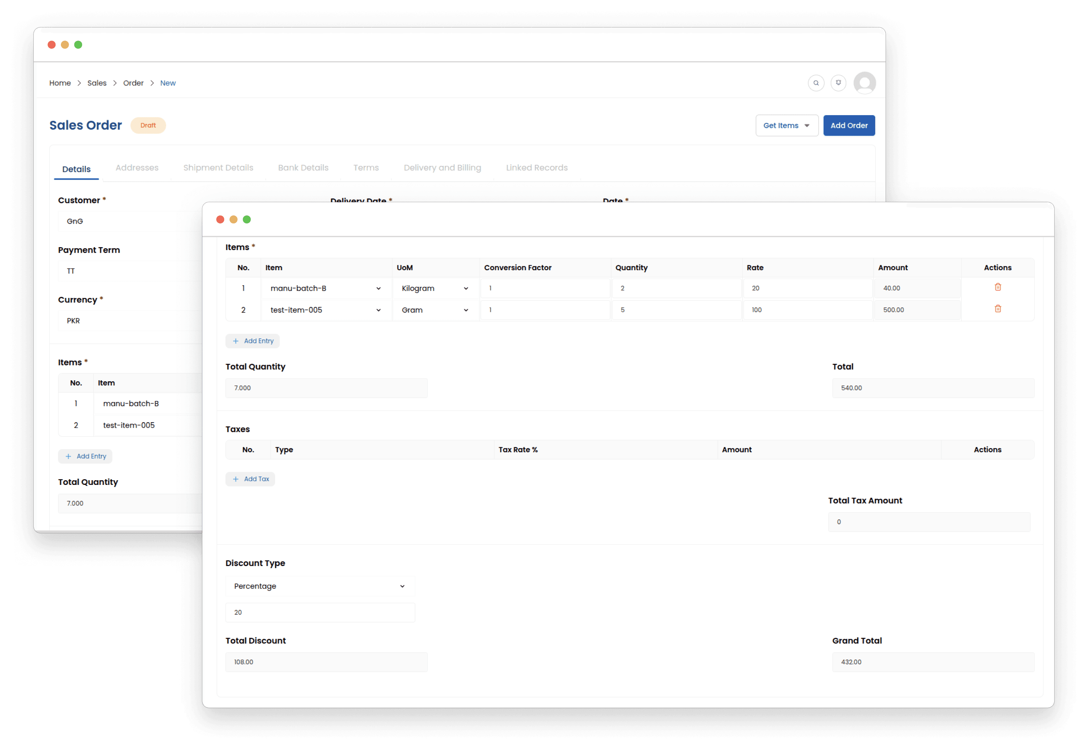 Bulk Orders, Discounts & Credit Sales